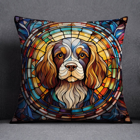 Cavalier King Charles Spaniel Suncatcher Design Cushion